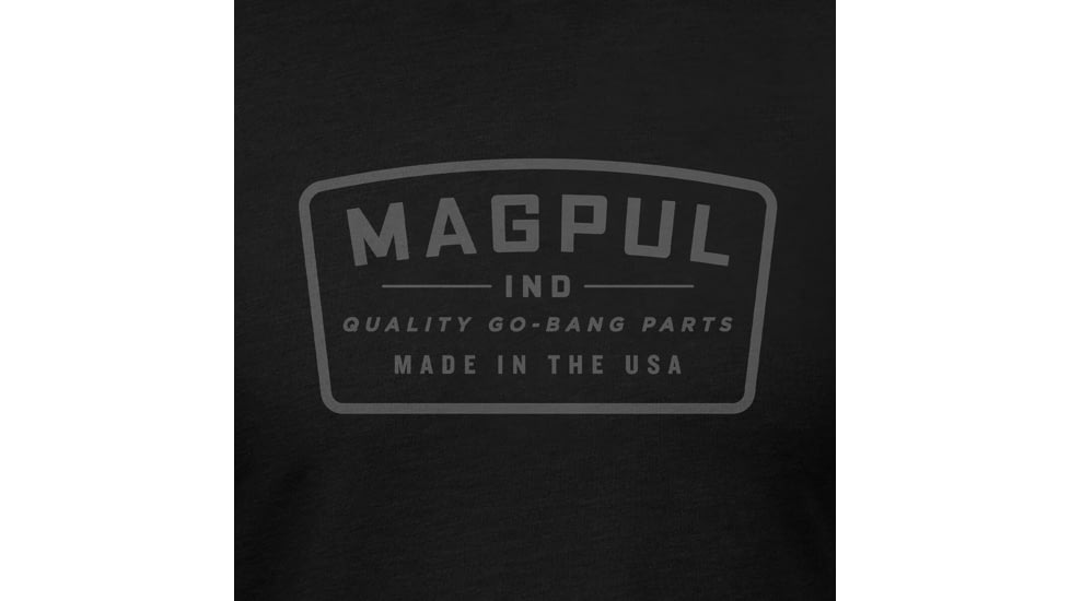 Magpul Industries Go Bang Parts Graphic T-Shirts - Mens, Black Cotton/Polyester Short Sleeve, Medium, MAG1526-001-M
