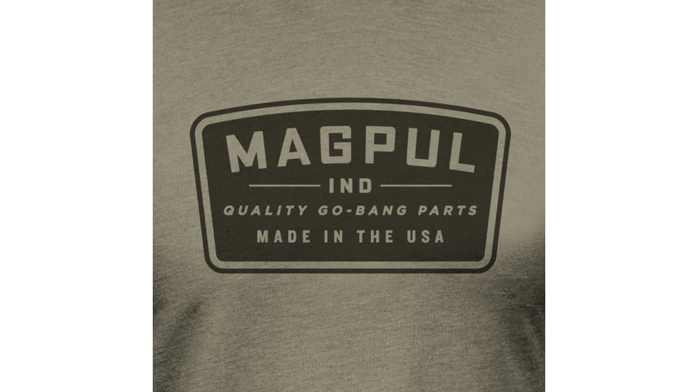 Magpul Industries Go Bang Parts Patch CVC Graphic T-Shirt - Men's, Olive Drab Green, Medium, MAG1526-316-M