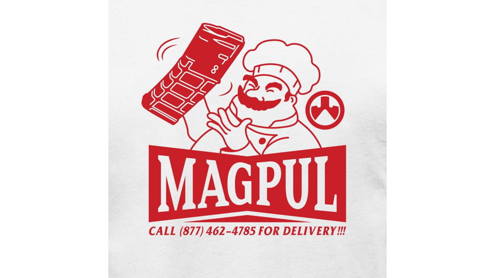 Magpul Industries Hot &amp; Fresh T-Shirt - Mens, White, Short Sleeve, Small, MAG1270100S