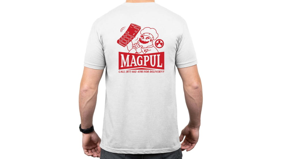 Magpul Industries Hot &amp; Fresh T-Shirt - Mens, White, Short Sleeve, Small, MAG1270100S