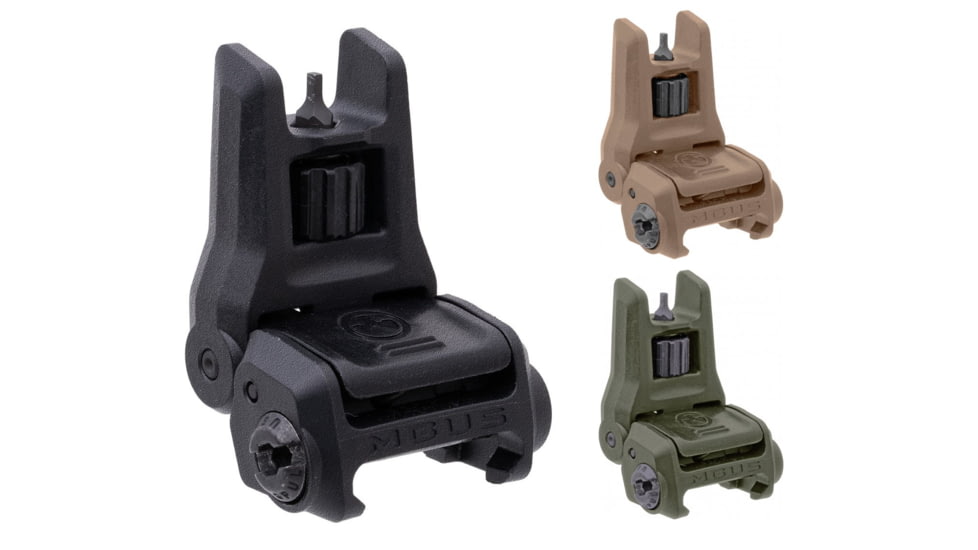 Magpul Industries MBUS 3 Front Rifle Sight, Black, Flat Dark Earth, Olive Drab Green