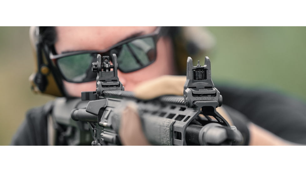 Magpul Industries MBUS 3 Sight, Front, AR10, AR15, M4, M16, M110, SR25, Black, MAG1166-BLK