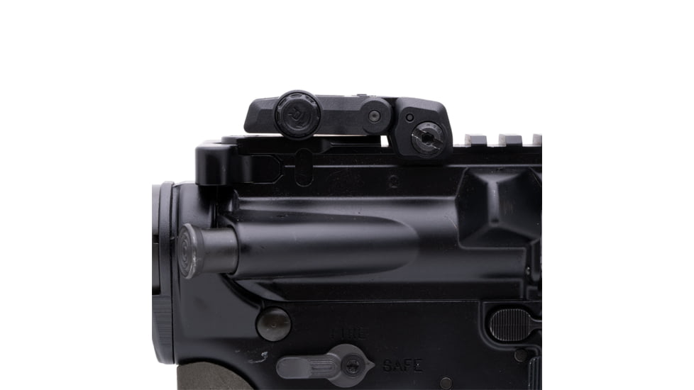 Magpul Industries MBUS 3 Sight, Rear, AR10, AR15, M4, M16, M110, SR25, Black, MAG1167-BLK