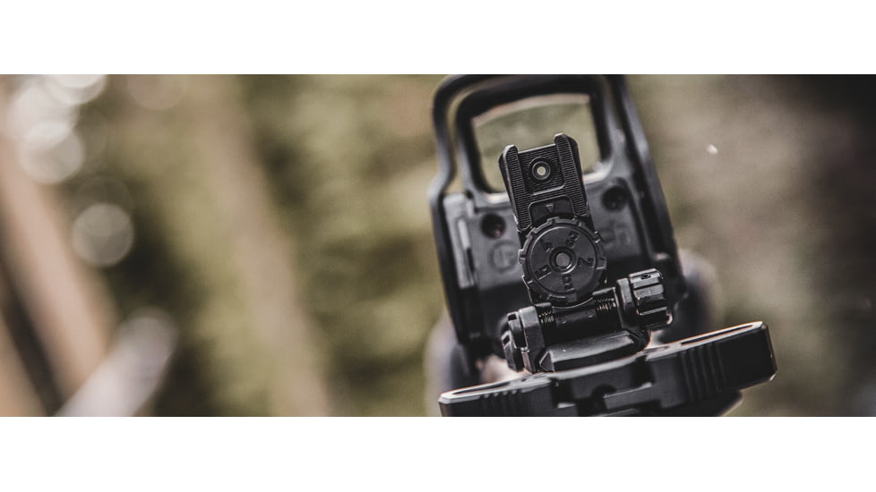 Magpul Industries MBUS Pro LR Top Mounted Deployable Rear Sight, Black, MAG527