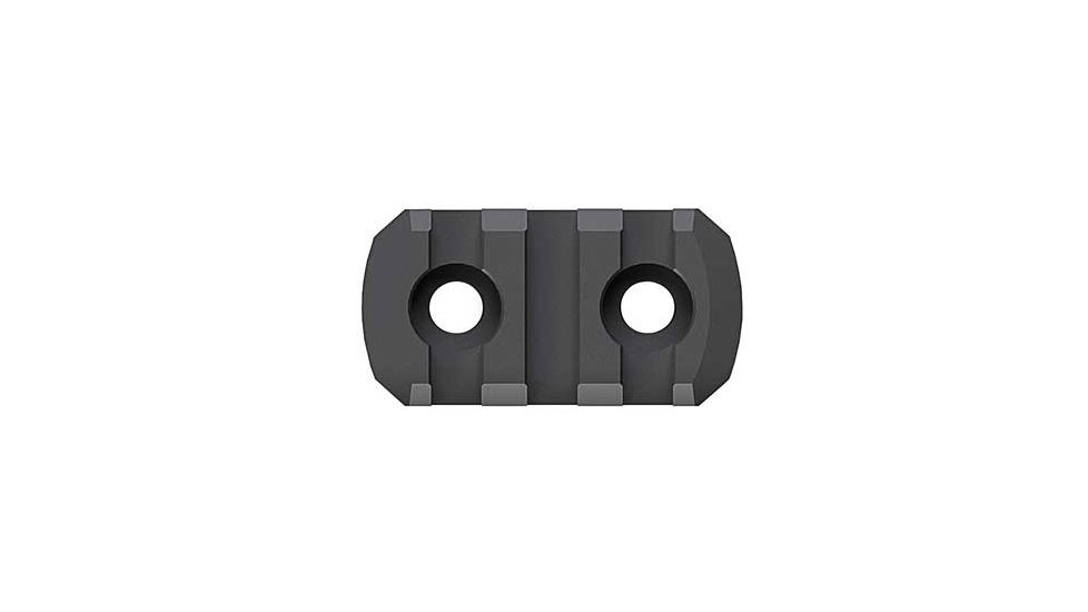 Magpul Industries Rail Section, Fits M-LOK Hand Guard, Aluminum, 3 Slots, Black MPIMAG580