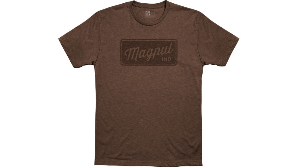 Magpul Industries Rover Block CVC T-Shirt, Brown Heather, 3XL, MAG1116-203-3XL