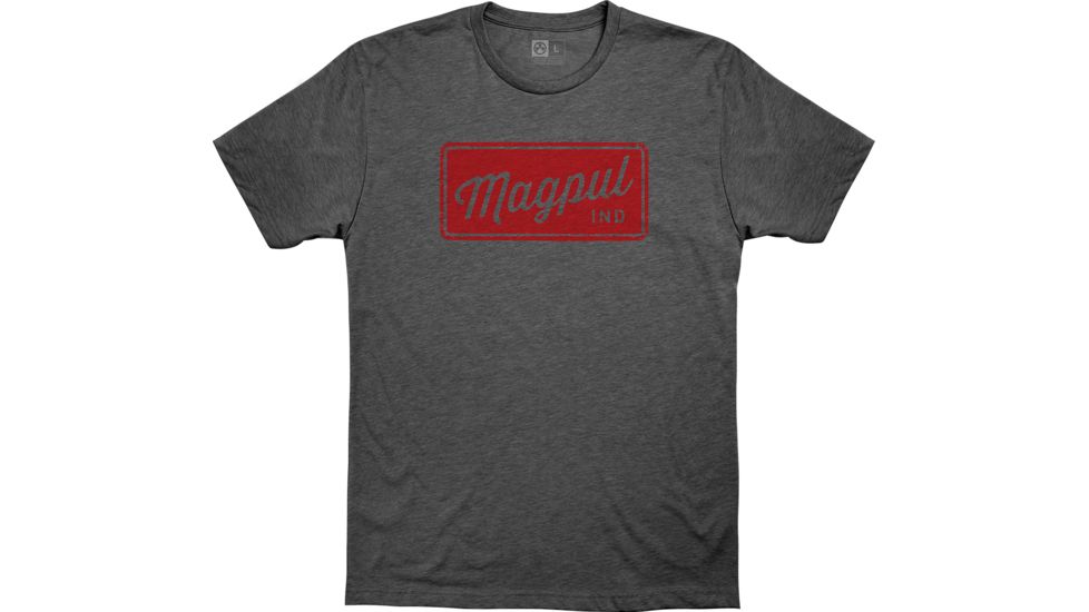 Magpul Industries Rover Block CVC T-Shirt, Charcoal, Medium, MAG1116-011-M