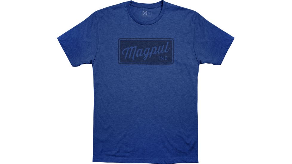Magpul Industries Rover Block CVC T-Shirt, Royal Heather, Medium, MAG1116-424-M