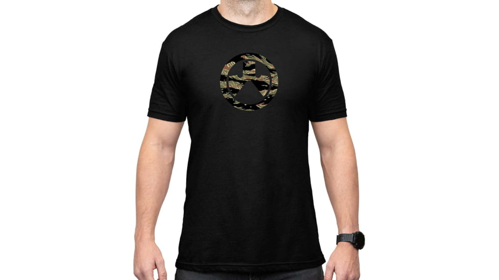 Magpul Industries Tiger Stripe Icon T-Shirt - Men's, Black, 2XL, MAG1292-001-2X
