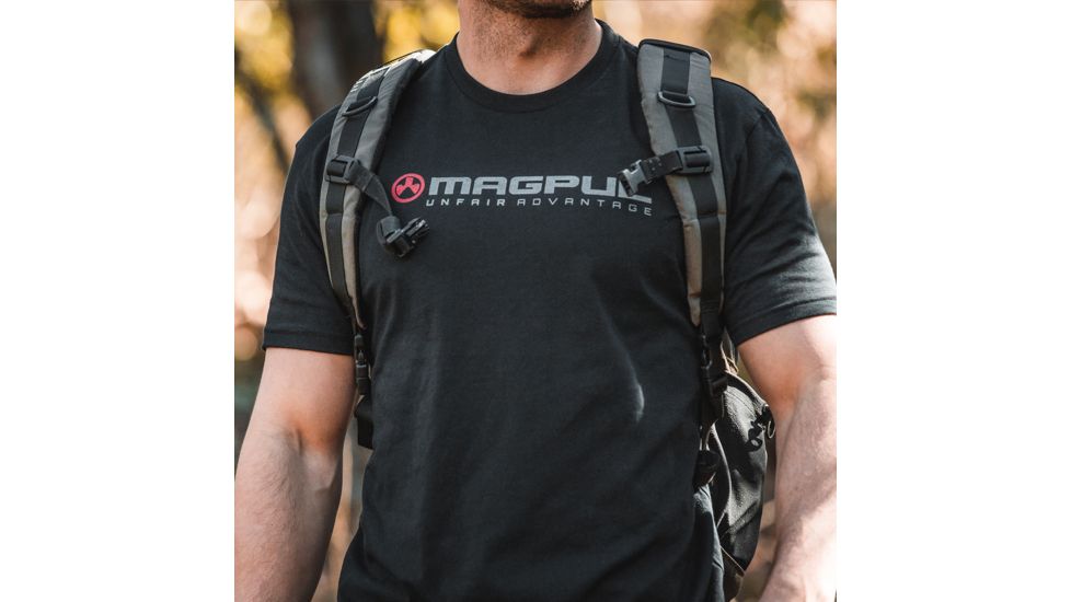 Magpul Industries Unfair Advantage Cotton T-Shirt, Black, Large, MAG1114-001-L