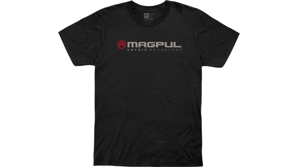 Magpul Industries Unfair Advantage Cotton T-Shirt, Black, Large, MAG1114-001-L