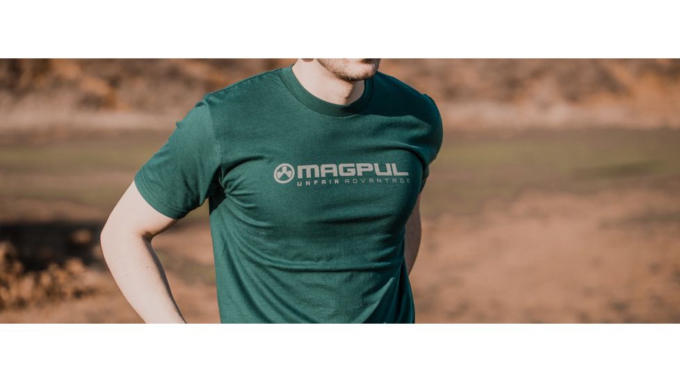 Magpul Industries Unfair Advantage Cotton T-Shirt, Forest Green, Medium, MAG1114-301-M