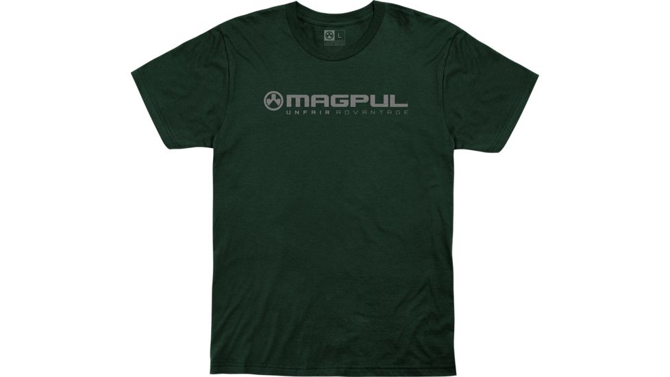 Magpul Industries Unfair Advantage Cotton T-Shirt, Forest Green, Medium, MAG1114-301-M