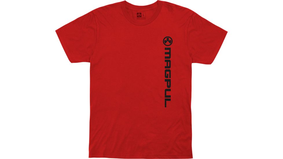 Magpul Industries Vert Logo Cotton T-Shirt, Red, 3XL, MAG1113-610-3XL