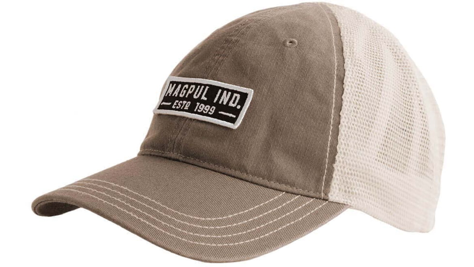 Magpul MAG1260-252 Established Garment Trucker Hat Driftwood Adjustable Snapback MAG1260252