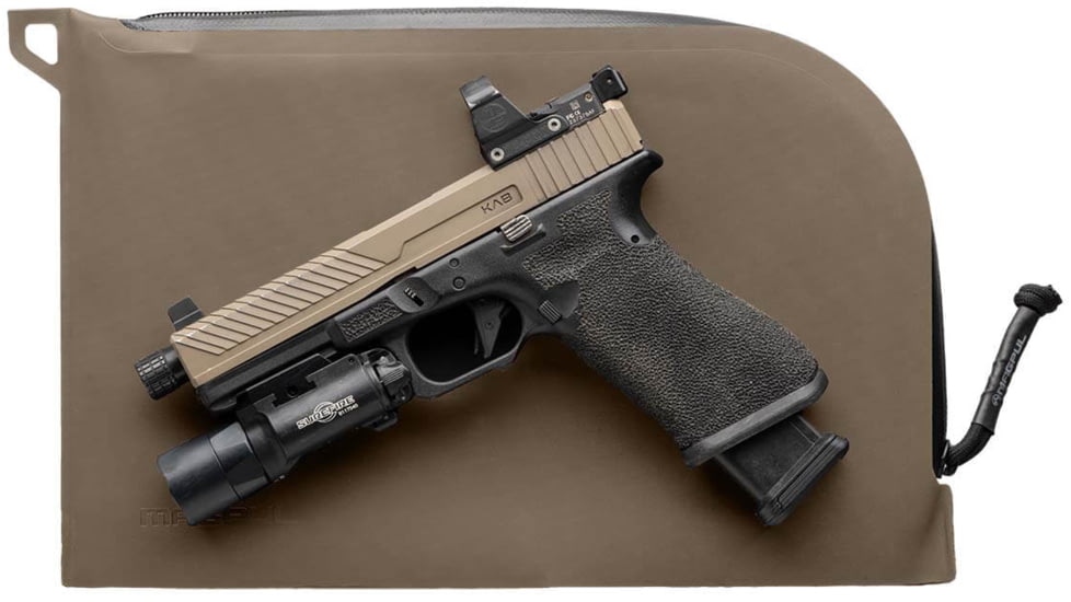 Magpul MAG1264-245 DAKA Single Pistol Case Flat Dark Earth 1 Handgun With Water-