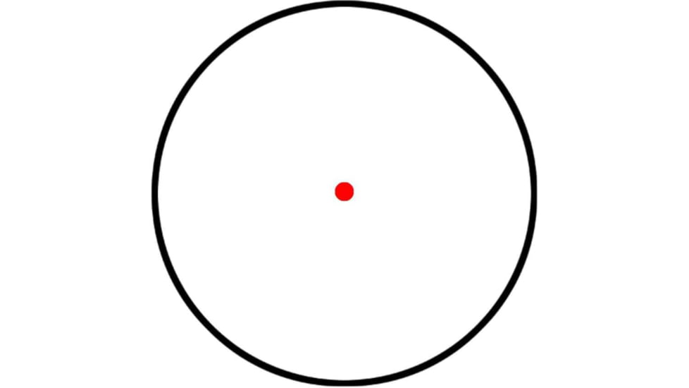 MAK Optics Makdot S 1x20 Red Dot Sight, 2 MOA Dot Reticle, 27850120