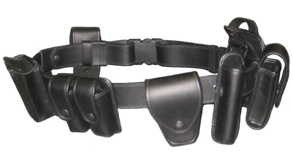 Mako Group Leather Duty Belt, Black