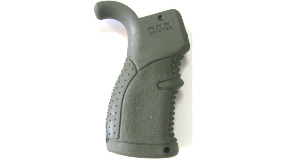FAB Defense Rubberized Pistol Grip for M16/M4/AR-15, OD Green, FX-AGR43G