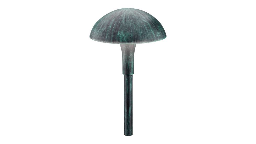 Malibu 11 Watt Cast Metal Mushroom Style Outdoor Light,Green 8304-9105-01