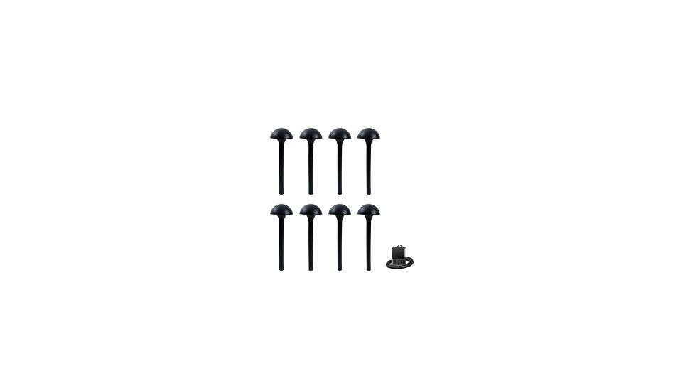 Malibu 8 pc 4-Watt Plastic Pathway Low Voltage Outdoor Light Kit,Black 8301-2921-08