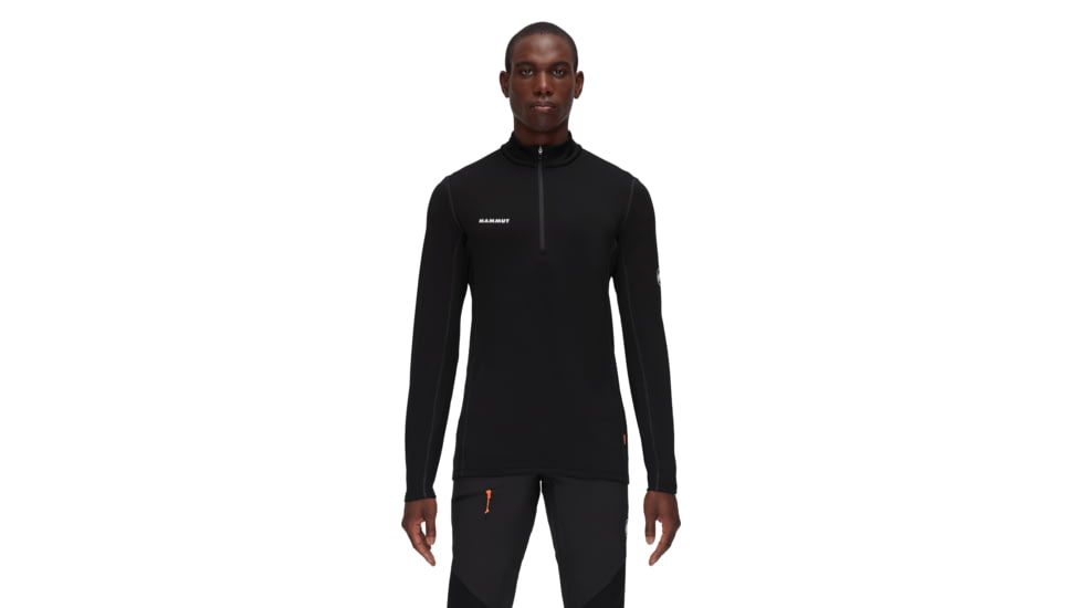 Mammut Aenergy ML Half Zip Pull Top - Mens, Black, XXL, 1016-01100-0001-117