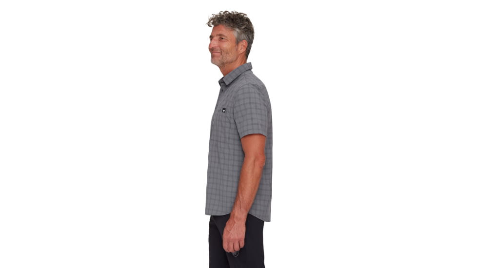 Mammut Lenni Shirt - Mens, Steel-Black, M, 1015-01471-00722-114
