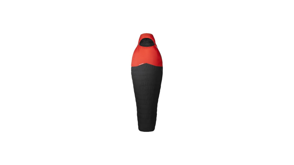 Mammut Nordic Down Spring Sleeping Bag, 34 F, Graphite Fire, 195 cm, 2410-02430-0128-195-1