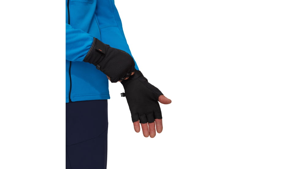 Mammut Pordoi Glove, Black, 7, 1190-00240-0001-1070
