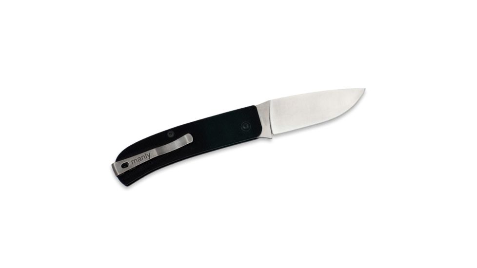 Manly Wasp CPM-S90V Folding Knife, Black, Small, 01ML037