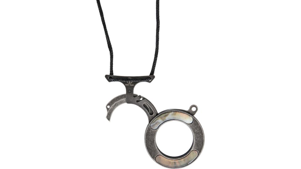 Mantis Vicious Circle Stonewashed Folding Knife,1.25in,Black Stonewash,Pearl Trim MANMK14SWBP