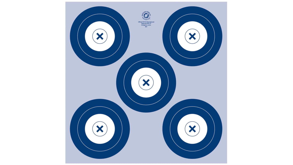 Maple Leaf Press Maple Leaf NFAA Indoor Target 5 Spot Target, 25 pk, 1006500