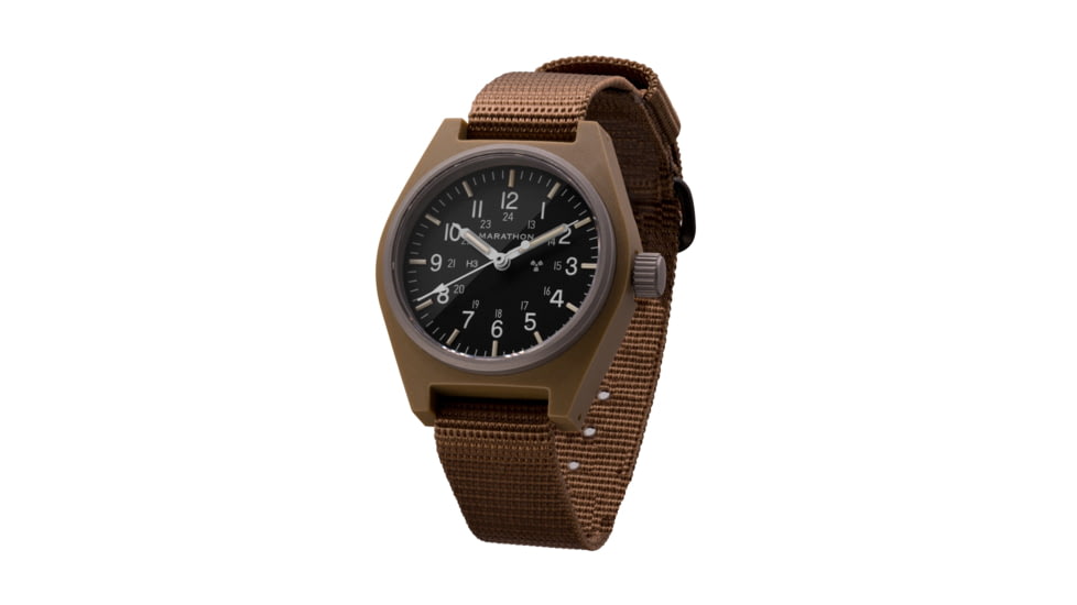 Marathon General Purpose Mechanical Wristwatch w/ Tritium, No Government Markings, Desert Tan, WW194003DT-0103