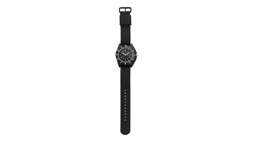 Marathon Pilots Navigator Wristwatch w/Tritium, Black, WW194001BK-0001