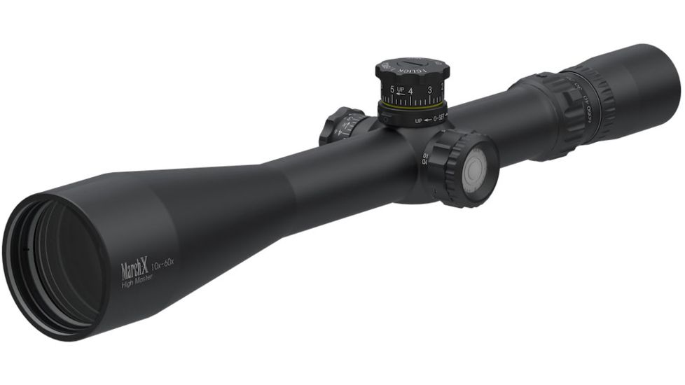 March Scopes High Master 10X-60X56, Tactical Turret Rifle Scope, Mtr-1 Reticle, With Illumination, Black, NSN None, D60HV56TI-MTR-1