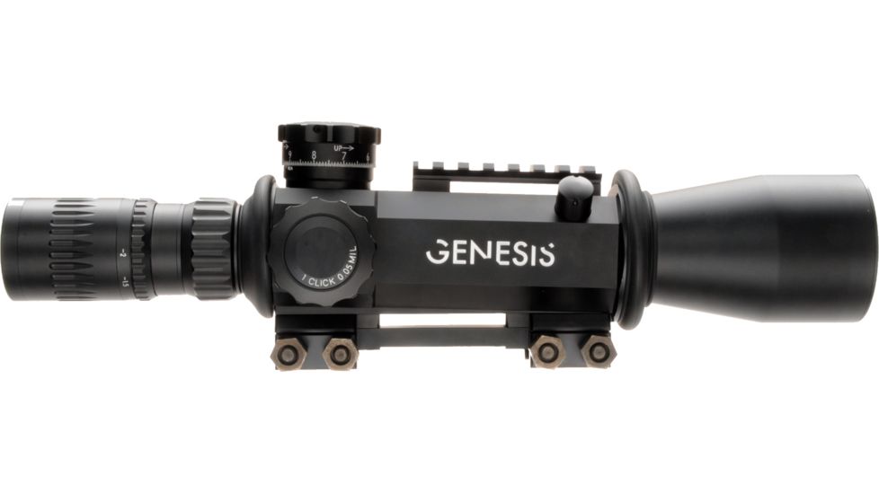 March Scopes High Master Genesis 4X-40X52G, Tactical Turret Rifle Scope, Fml-3 Reticle, With Illumination, Black, NSN None, D40V52GFIML-FML-3