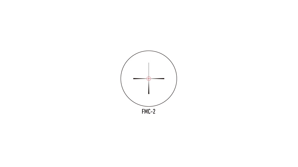 March Scopes Normal Turret 1-10x24mm Shorty Rifle Scope, 30mm Tube, First Focal Plane, FMC-2 Reticle, Black, DE0490