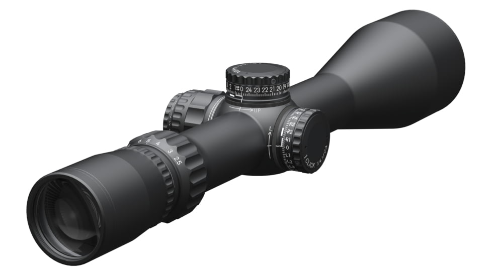 March Scopes Normal Turret 2.5-25x52mm, 30mm Tube, Second Focal Plane, MTR-5 Reticle, MOA, Black, D25V52IMTR-5 Reticle