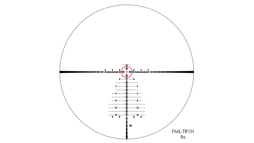 March Scopes Normal Turrets 3-24x52mm Rifle Scope, 30mm Tube, First Focal Plane, FML-TR1H Reticle, MIL, Black, DE0521