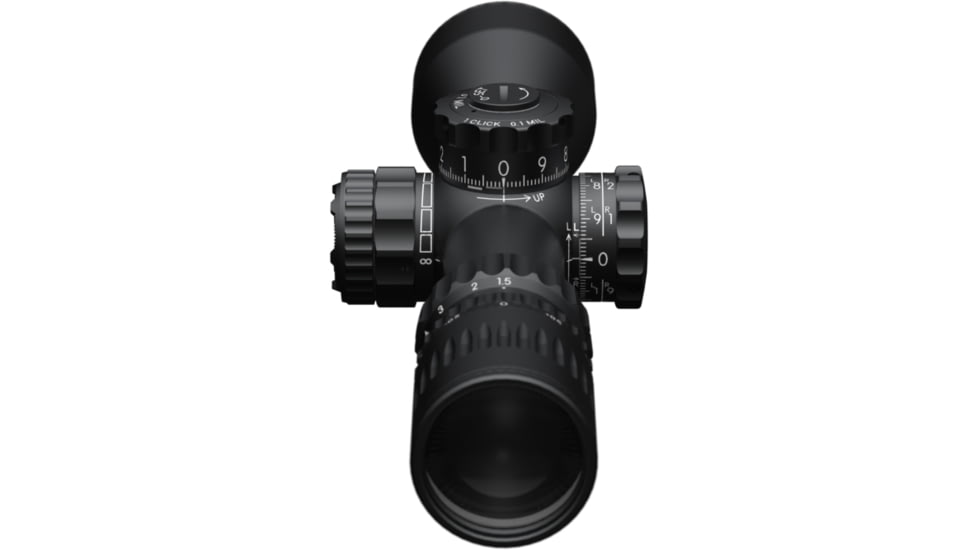 March Scopes Tactical Turret Rifle Scope, 1,5-15x42mm, 30mm tube, FD-1 Reticle, w/6-level Illumination, Black, NSN None, D15V42TIML FD-1 Reticle