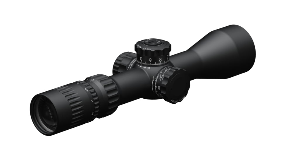 March Scopes Tactical Turret Rifle Scope, 1,5-15x42mm, 30mm tube, FD-1 Reticle, w/6-level Illumination, Black, NSN None, D15V42TIML FD-1 Reticle