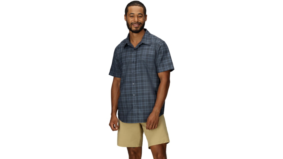 Marmot AirExchange Novelty SS Shirt - Mens, Thunderhead, L, M16475-24369L