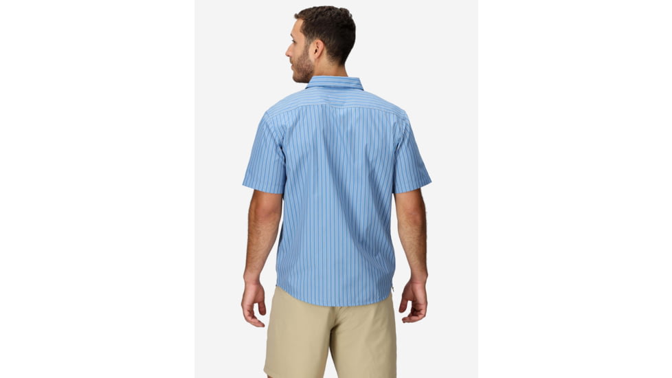 Marmot AirExchange SolarShield Novelty SS Shirt - Mens, Rain Cloud Tomales Stripe, L, M16075-24297L