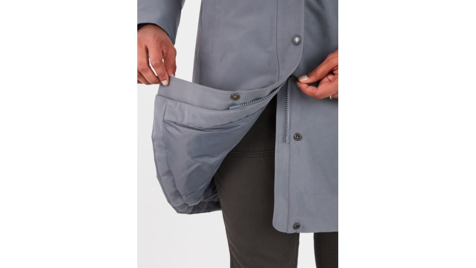 Marmot Chelsea Coat - Womens, Steel Onyx, Small, M13169-1515-S