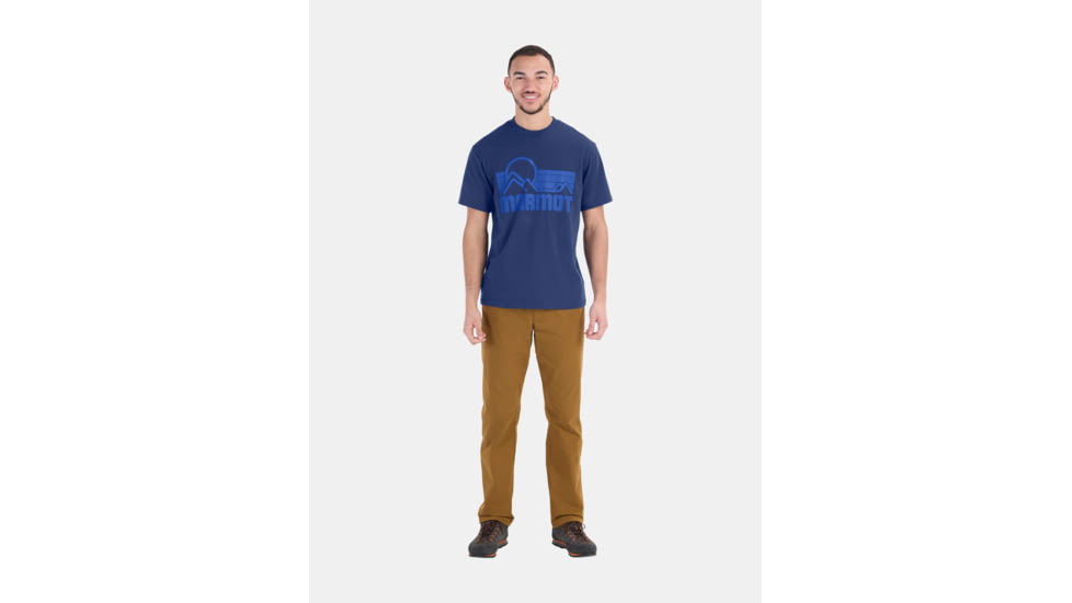 Marmot Coastal Tee SS T-Shirts - Mens, Twilight Blue, Medium, M14253-23091-M