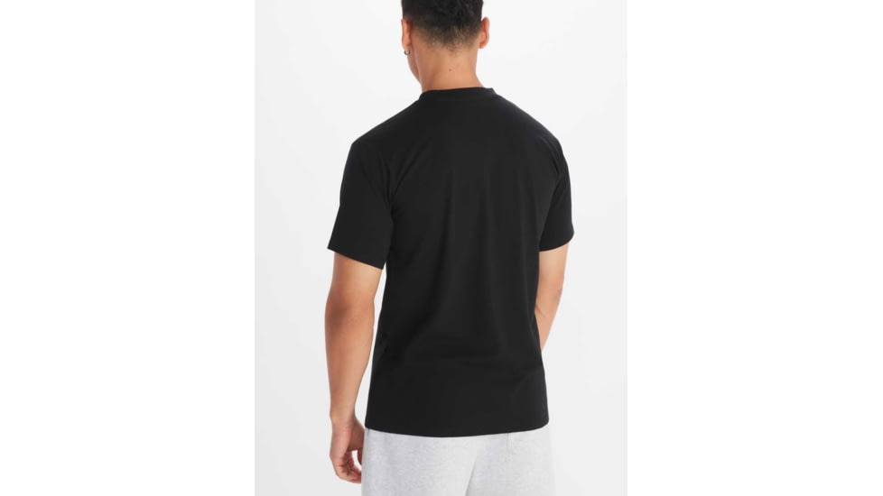 Marmot Coastal Tee SS T-Shirts - Mens, Black/Multi, Large, M14253-23908-L