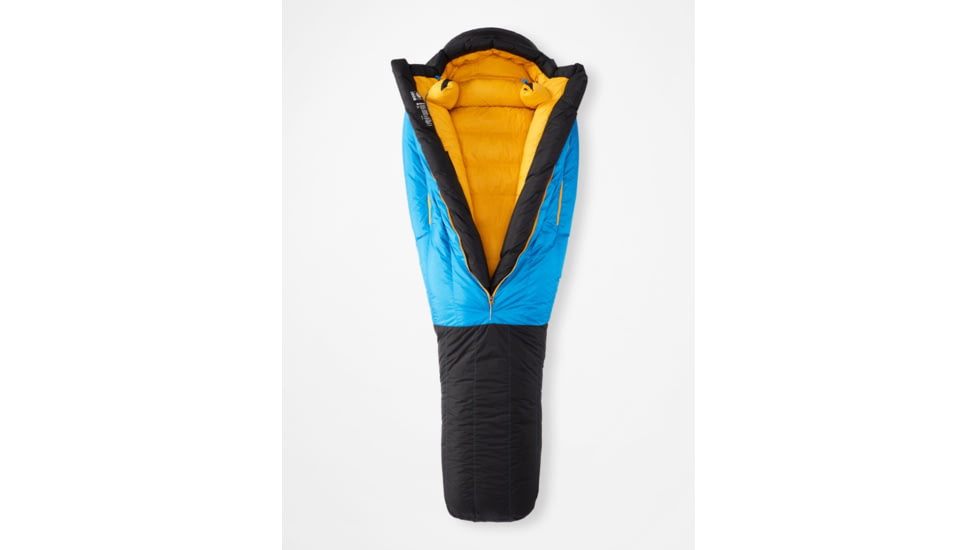 Marmot CWM Sleeping Bags - Mens, Clear Blue/Black, Center-Zip, 37040-3567-CZ