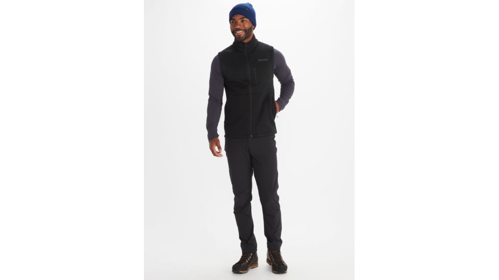Marmot Drop Line Vest - Mens, Black, Small, M13208-001-S