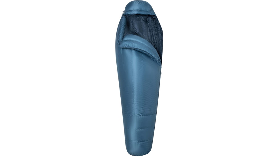 Marmot HiberNest 15 Sleeping Bag, Summer Storm/Thunderhead, LZ, 195115379117