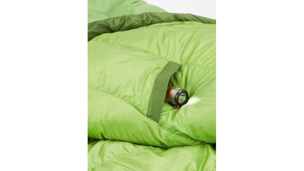 Marmot Hydrogen Sleeping Bag, Foliage/Kiwi, Left Zipper, M14402-21795-LZ